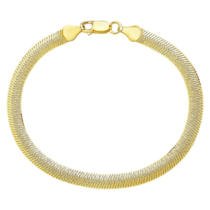 Flat Link Chain Bracelet