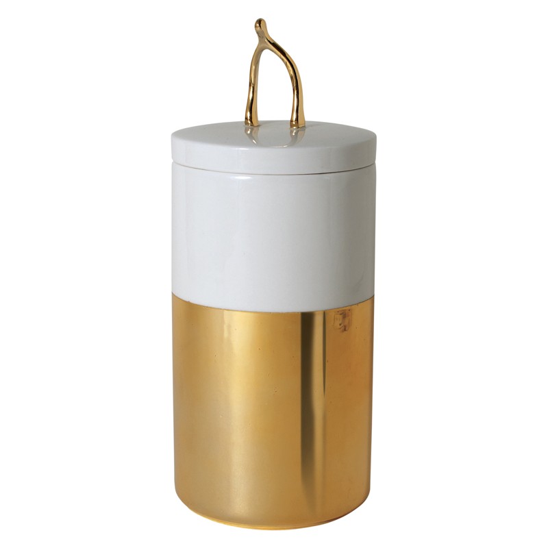 Wishbone Porcelain Ceramic Canister