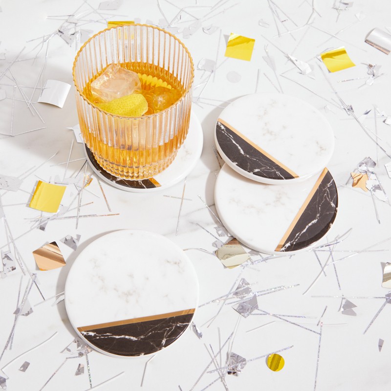 Marble Coasters - Set of 4