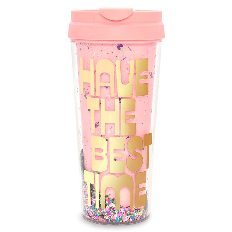 deluxe hot stuff thermal mug, have the best time