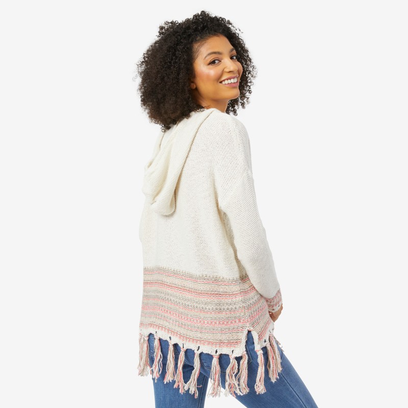 Easy Beachy Hooded Sweater S-L