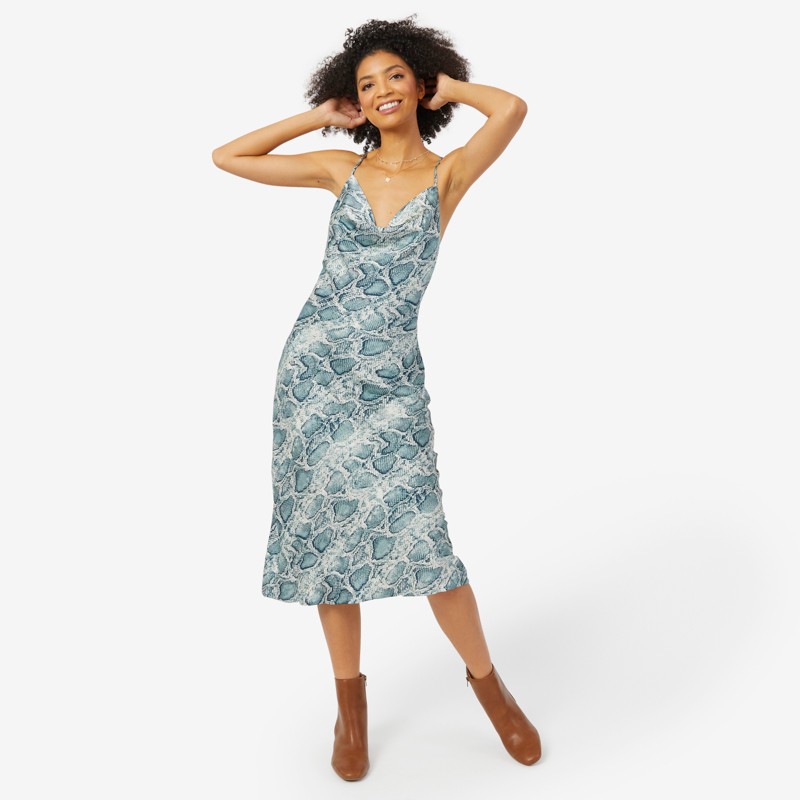 Amanda Snake Dress - S