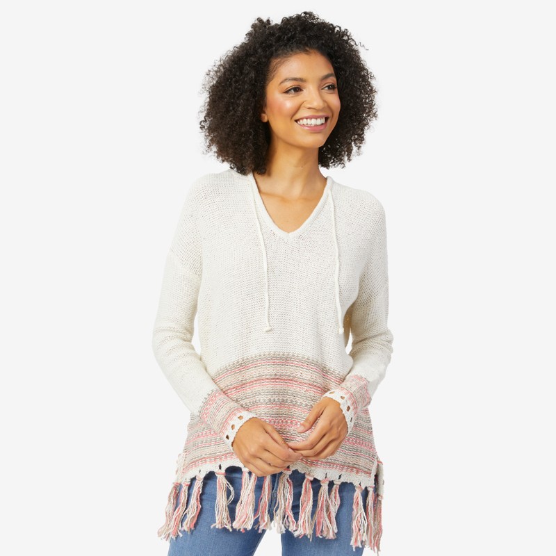 Easy Beachy Hooded Sweater S-L