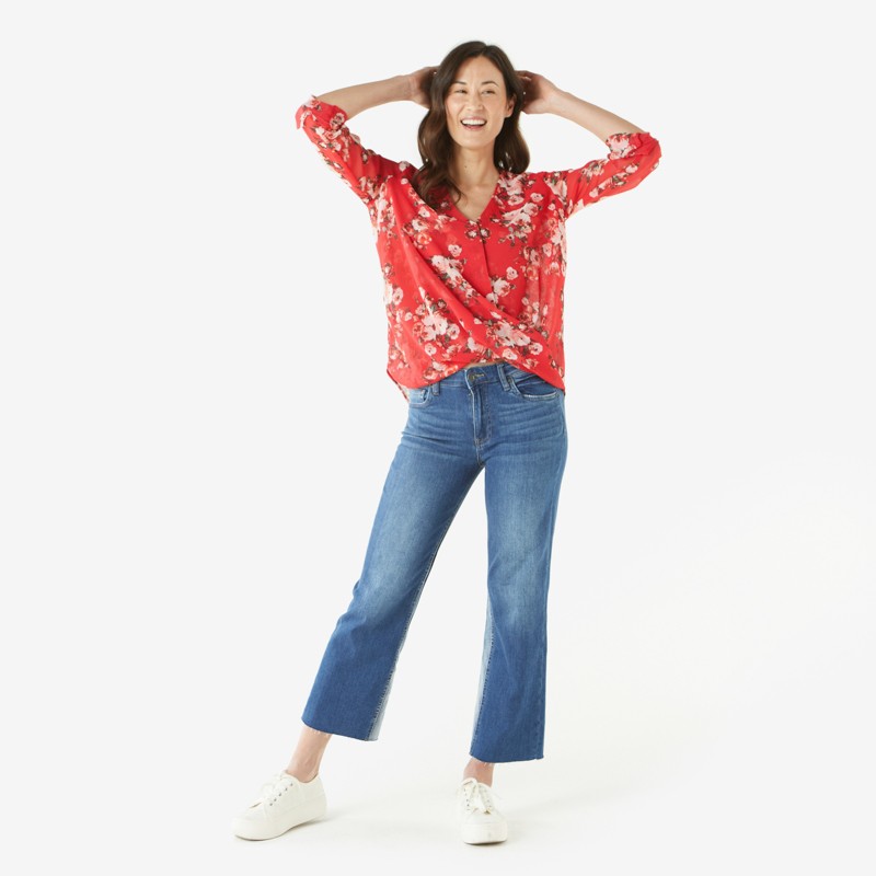 Sydni Surplice Blouse - L