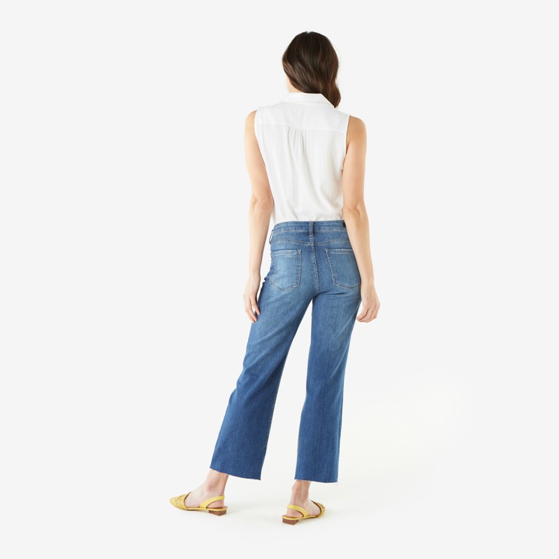 Farrah High Rise Ankle Flare - 0