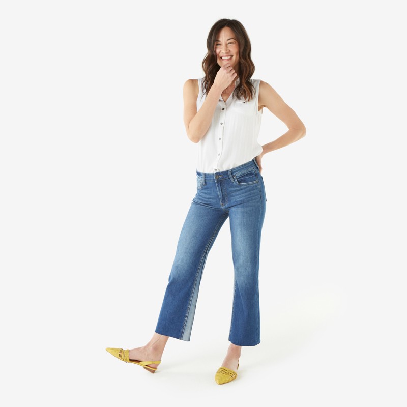 Farrah High Rise Ankle Flare - 0