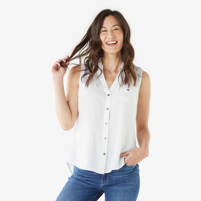 Brooke Button Up Top M-L