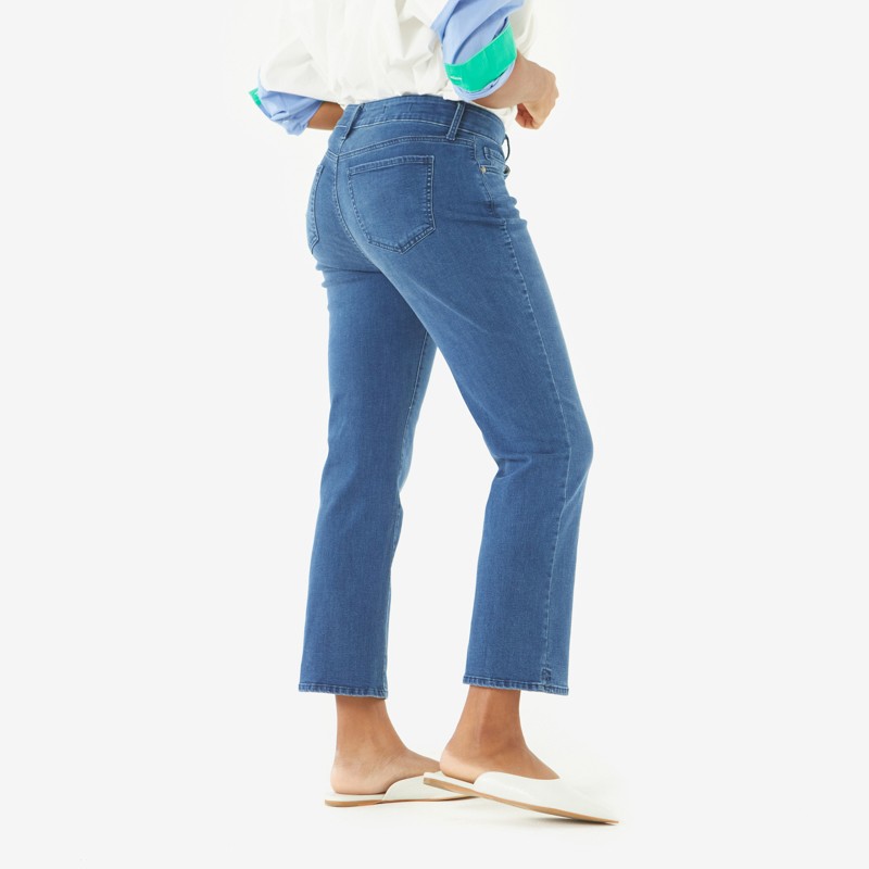 Marilyn Ankle Slit Denim - 6