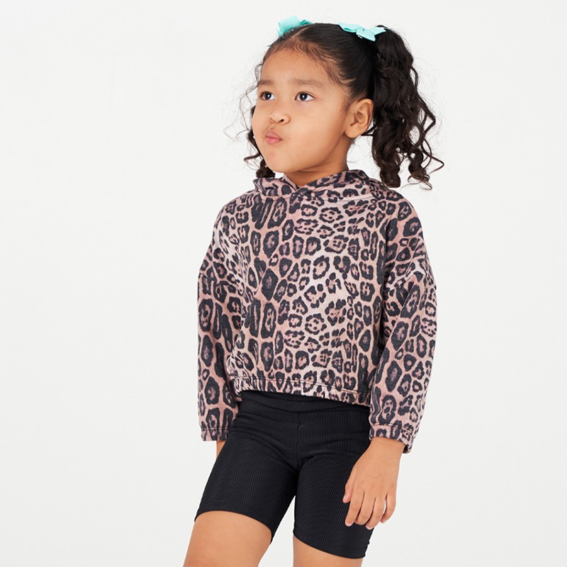 Mini Leopard Sweatshirt - M