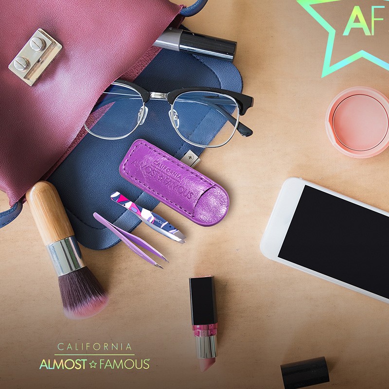 Precision Tweezer Duo with Leather Case