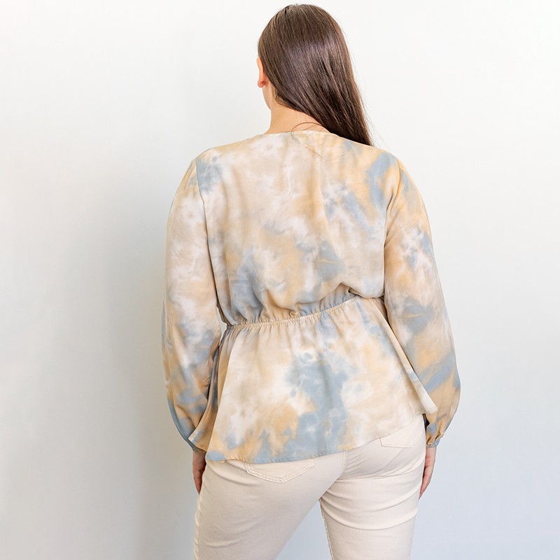 Out of My Dreams Surplice Top - 1X