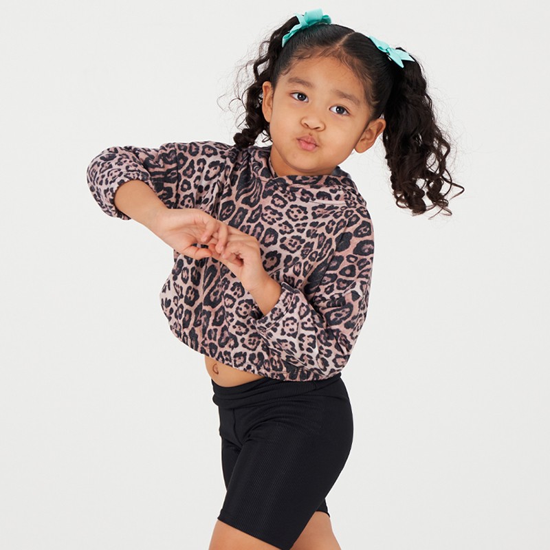 Mini Leopard Sweatshirt - M