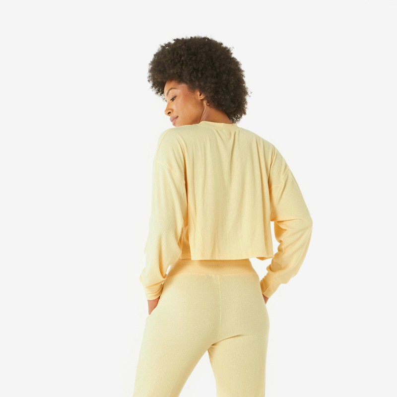 Sunbeam Ribbed Pullover - L