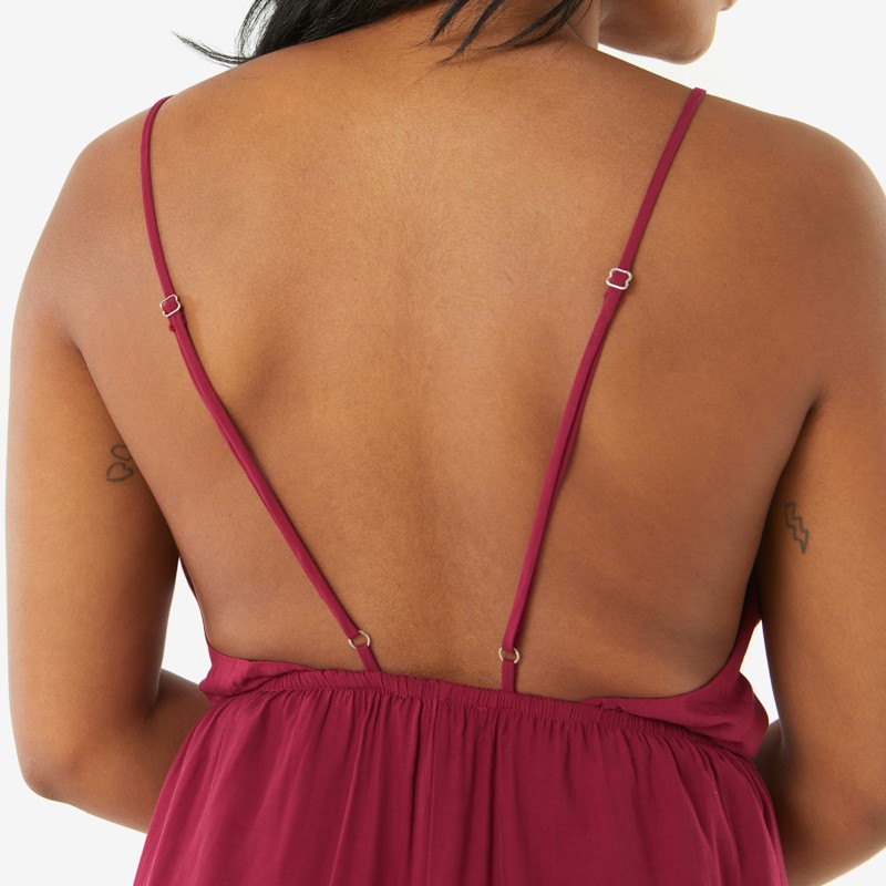 Sloane Backless Maxi Dress - S