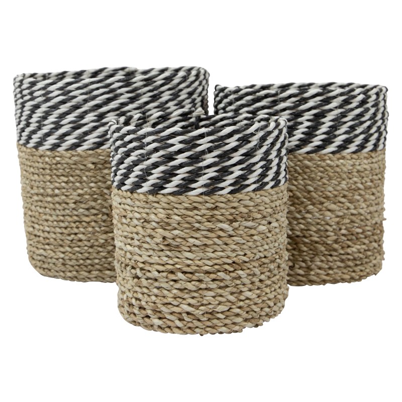 Handwoven Mini Basket Trio