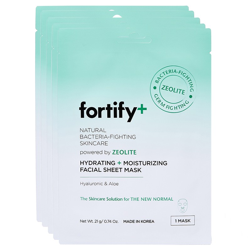 Hydrating + Moisturizing Facial Sheet Mask - 5 Pack