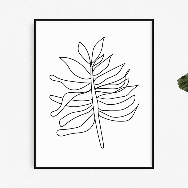 Art Print - Abstract Leaf