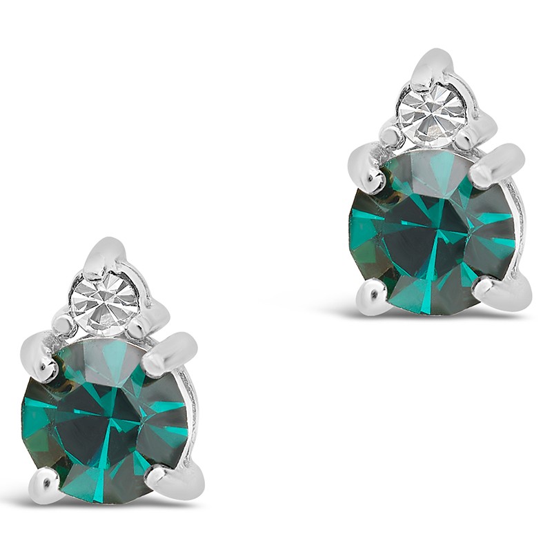 Sterling Silver Birthstone Studs