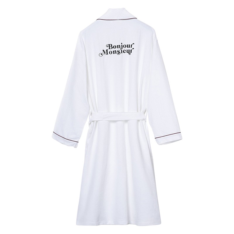 Bonjour Waffle Bathrobe - Plus