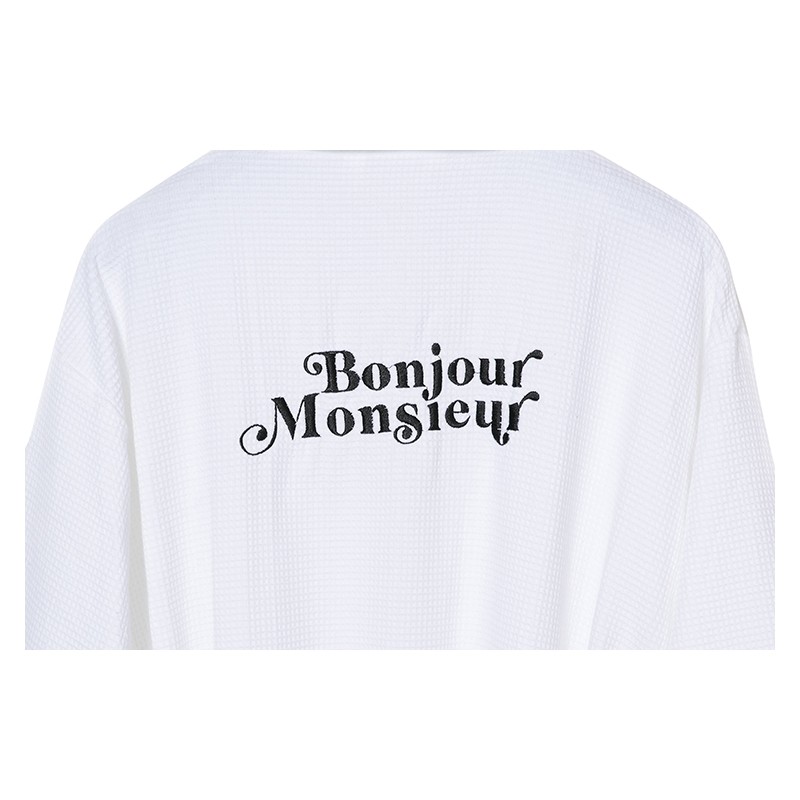 Bonjour Waffle Bathrobe - Plus