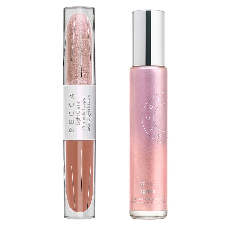 Light Gleam™ Primer & Topper Liquid Eyeshadow in Lunar & Ignite Liquified Light Highlighter in Acceptance Bundle