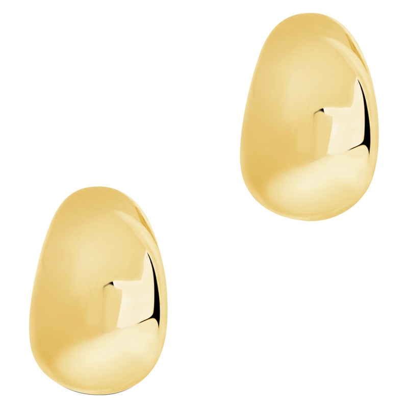 0.6" Chunky Huggie Stud Hoops