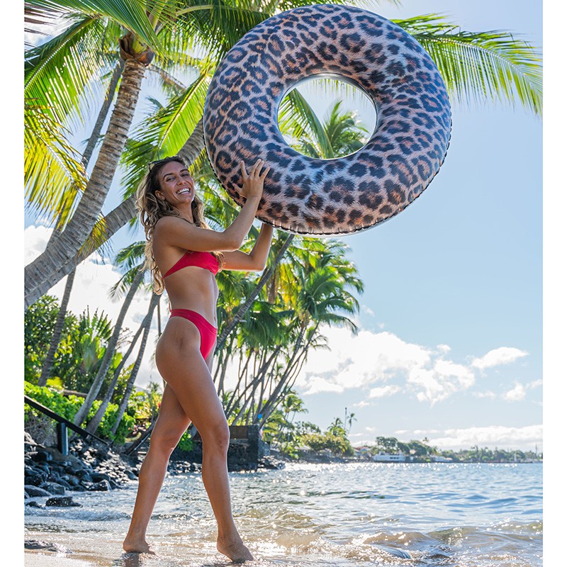Safari Collection 48" Leopard Pool Tube - 2 Pack