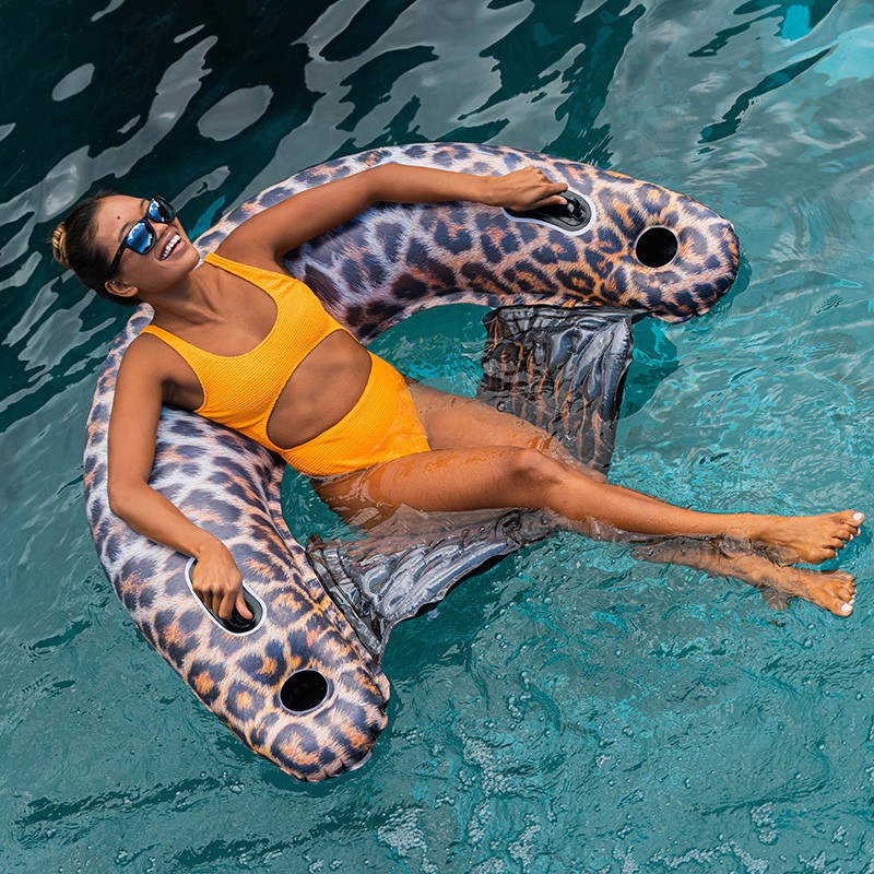 Safari Collection Leopard Pool Sun Chair - 2 Pack