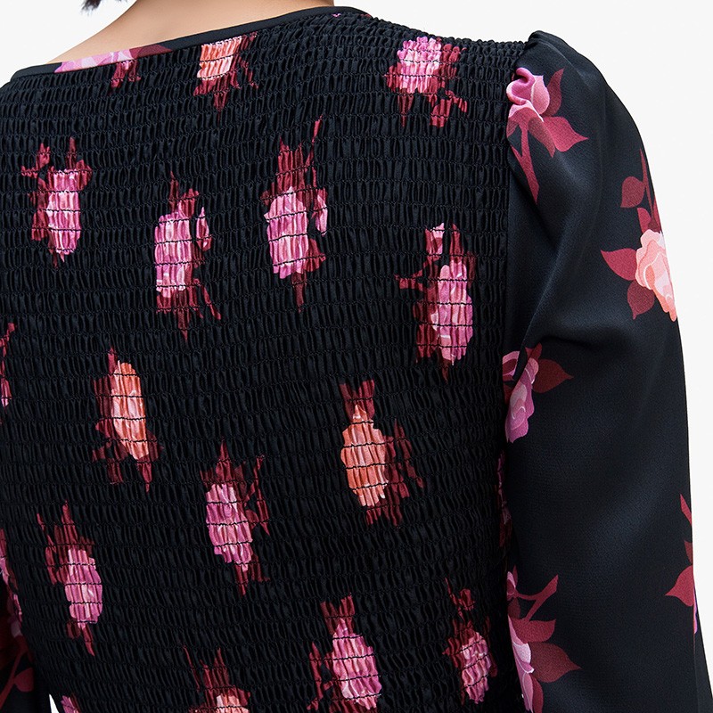 Rose Garden Smock Dress - 6 