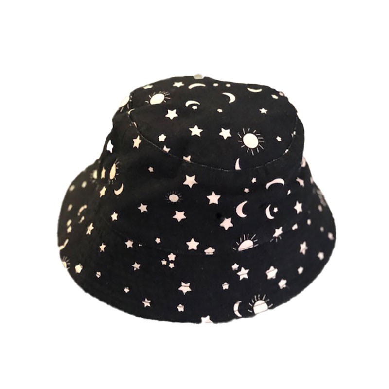 Bucket Hat - Moon & Star Print