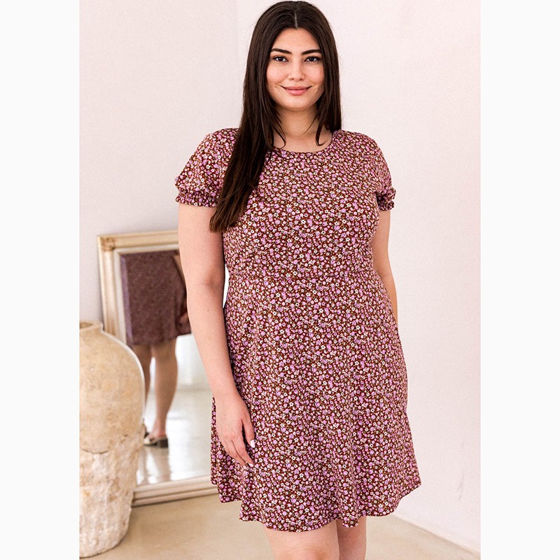 Hayley Ditsy Dress - 2X
