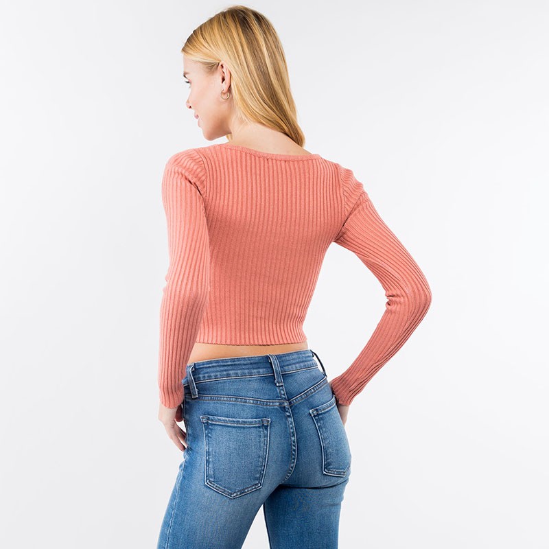 Ashley Square Neck Cardigan - M/L