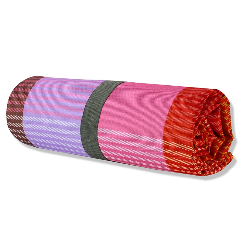 Picnic Blanket, Rainbow Plaid