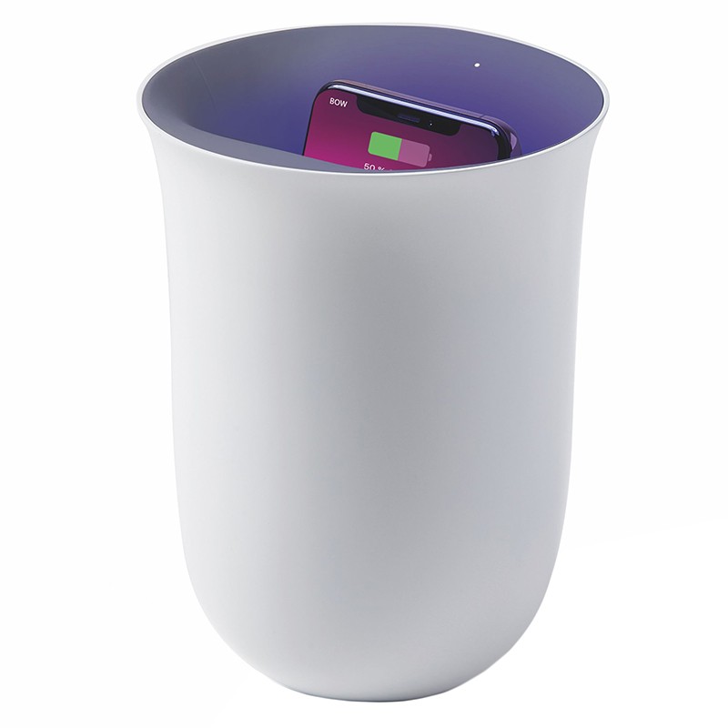 Oblio Wireless Charging Station & Sanitizer