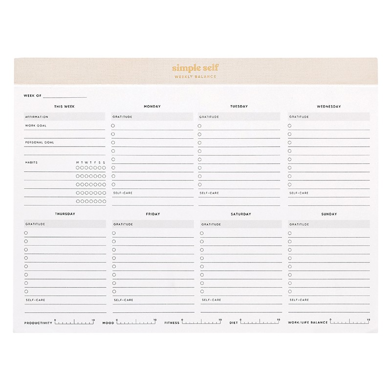 Work-Life Balance Notebook