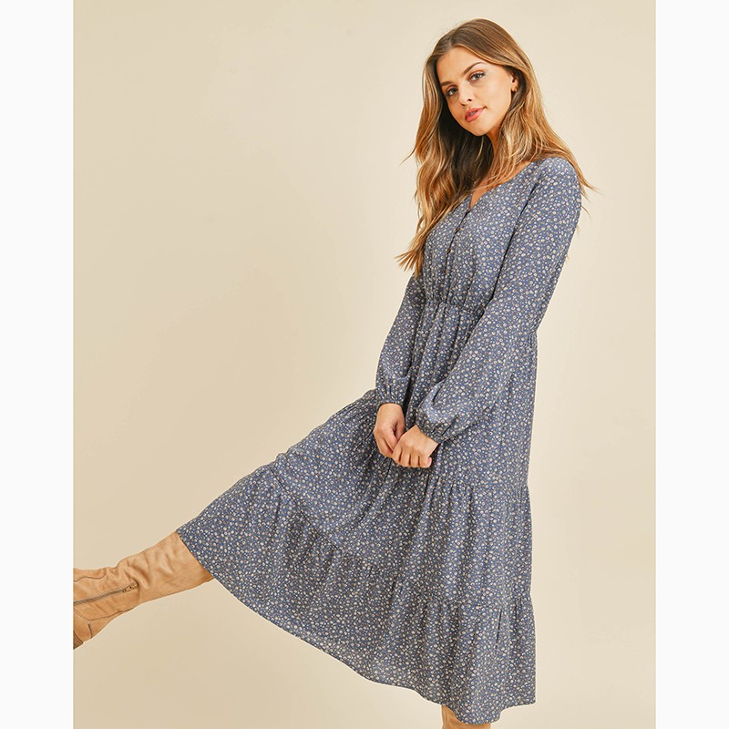 Blu Belle Dress - S