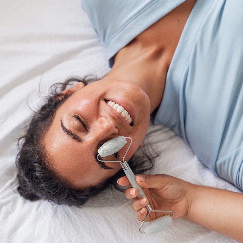 Dual Action Jade Facial Roller