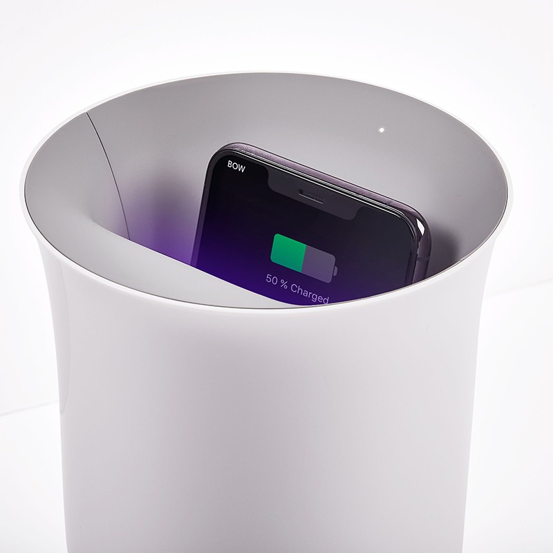 Oblio Wireless Charging Station & Sanitizer