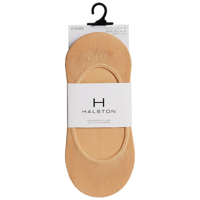 Microfiber Career Foot Liners - 6 Pack
