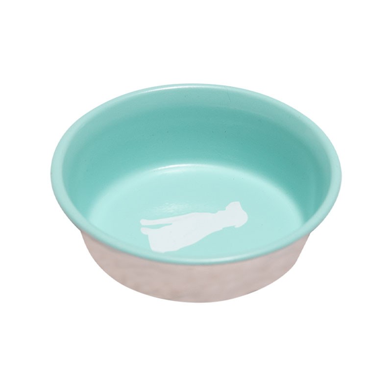 8 Oz Stainless Steel Dog Bowl (Robin's Egg Blue)