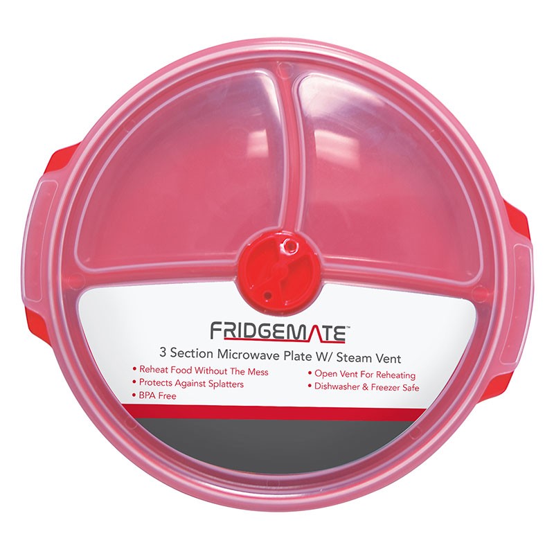 3-Section Microwave Container