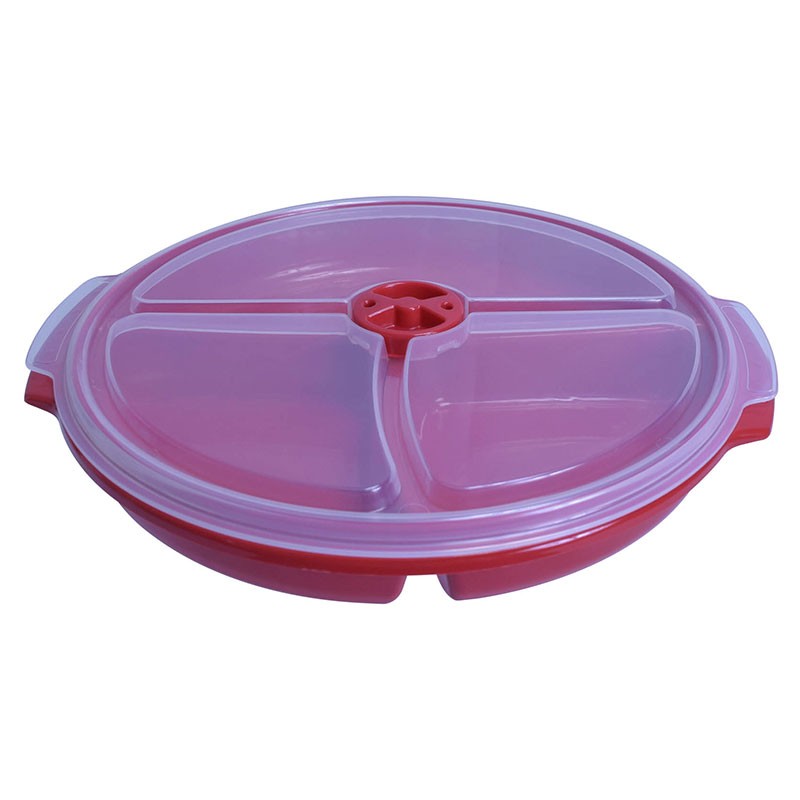 3-Section Microwave Container