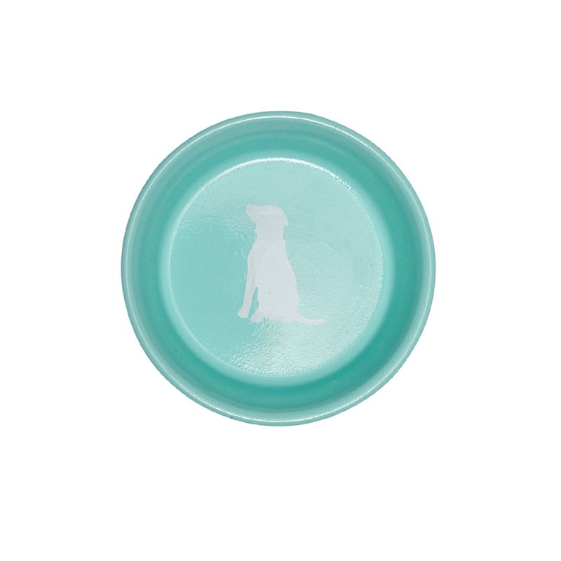 8 Oz Stainless Steel Dog Bowl (Robin's Egg Blue)