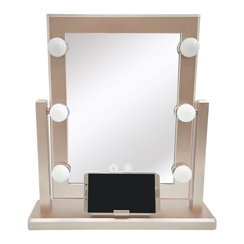 Hollywood Mirror with Phone Mount