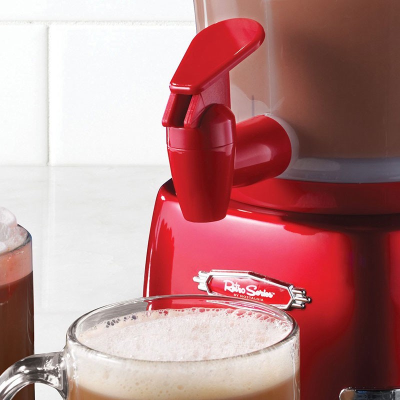 Retro 32-Ounce Hot Beverager Maker and Dispenser