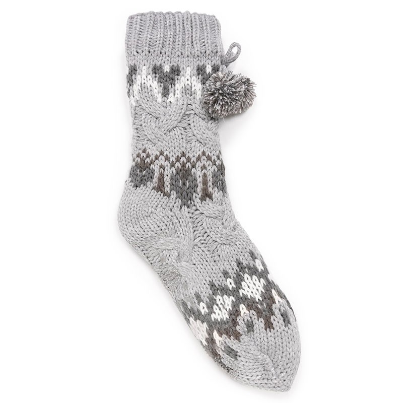 Cable Mix Cabin Socks