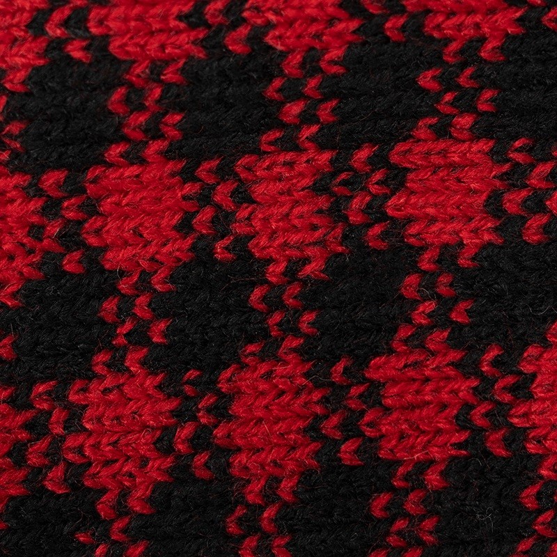 Fur Cuffed Cabin Socks - S/M