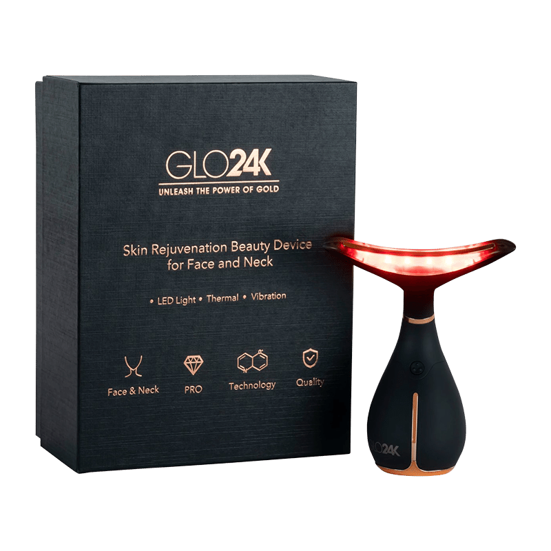 Skin Rejuvenation Beauty Device for Face and Neck & On-The-Go Travel Set