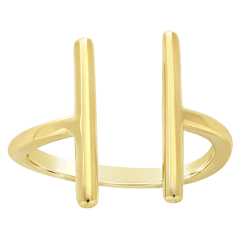 Sterling Silver Parallel Bar Ring