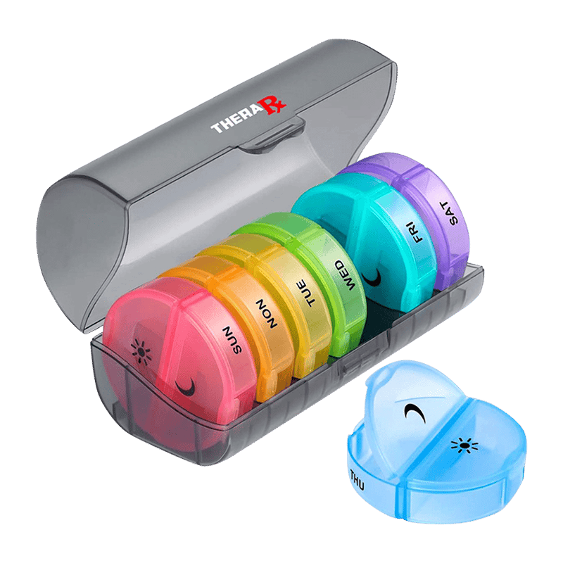 Weekly Twice A Day Pill Organizer